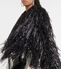 LaQuan Smith Tinsel cropped jacket