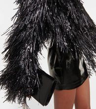LaQuan Smith Tinsel cropped jacket