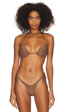 LaQuan Smith x REVOLVE Crystal Bikini Top in Brown - Haut de Bikini Crystal LaQuan Smith x REVOLVE en Marron - LaQuan Smith x REVOLVE 棕色水晶比基尼上衣 - LaQuan Smith x REVOLVE Kristall-Bikinioberteil in Braun - LaQuan Smith x REVOLVE 크리스탈 비키니 탑 브라운 색상 - Top bikini in cristallo LaQuan Smith x REVOLVE in marrone
