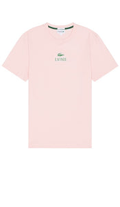 Lacoste Regular Fit Tee in Coral - T-shirt Lacoste coupe classique en corail - Lacoste 珊瑚色常规版型 T 恤 - Lacoste Regular Fit T-Shirt in Koralle - Lacoste 레귤러핏 티셔츠 - T-shirt Lacoste Regular Fit color corallo