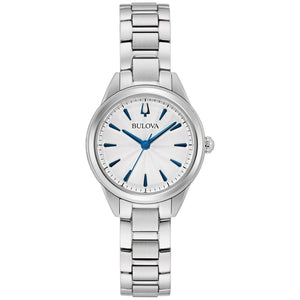 Ladies' Bulova Classic Sutton Stainless Steel Bracelet Watch | 28mm | 96L285