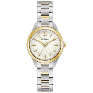 Ladies' Bulova Classic Sutton Two-Tone Stainless Steel Bracelet Watch | 28mm | 98L277