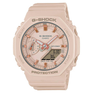 Ladies' Casio G-Shock S Series Light Pink Resin Strap Watch GMAS2100-4A