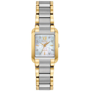 Ladies' Citizen Eco-Drive Bianca Crystal Two-Tone Watch | 22x28mm | EW5554-58D