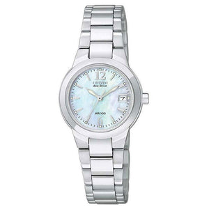 Ladies' Citizen Eco-Drive Silhouette Mother-of-Pearl Dial Watch | 26mm | EW1670-59D