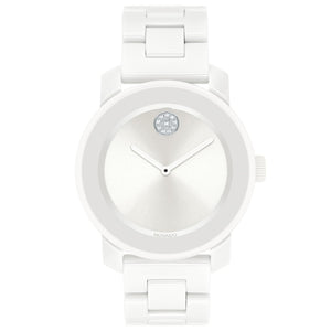 Ladies' Movado BOLD White Ceramic Bracelet Watch | 36mm | 3600534