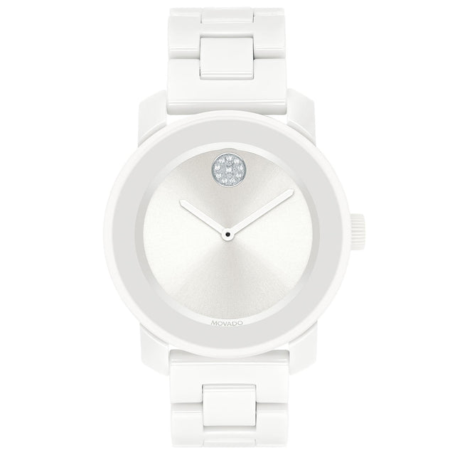 Ladies' Movado BOLD White Ceramic Bracelet Watch | 36mm | 3600534