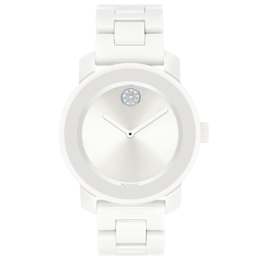 Ladies' Movado BOLD White Ceramic Bracelet Watch | 36mm | 3600534