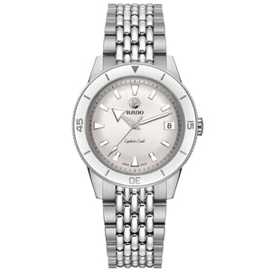 Ladies' Rado Captain Cook Automatic White Dial Watch R32500013