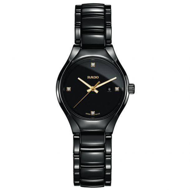 Ladies' Rado True Diamonds Black Watch R27059712