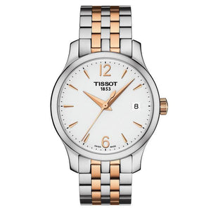 Ladies' Tissot Tradition Lady Two-Tone Watch T0632102203701