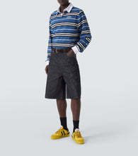 Lanvin Clay leather-trimmed sneakers