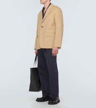 Lanvin Deconstructed cotton-blend blazer