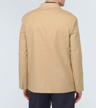 Lanvin Deconstructed cotton-blend blazer