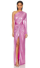 Lapointe One Shoulder Gown in Pink - Robe asymétrique Lapointe en rose - Lapointe 粉色一肩礼服 - Lapointe One-Shoulder-Kleid in Rosa - Lapointe 원숄더 가운 핑크색 - Abito monospalla Lapointe in rosa