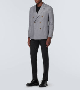 Lardini Cashmere and silk-blend blazer