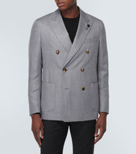 Lardini Cashmere and silk-blend blazer