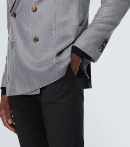 Lardini Cashmere and silk-blend blazer