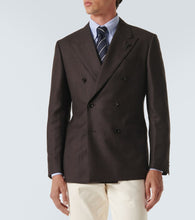 Lardini Double-breasted virgin wool blazer