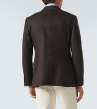 Lardini Double-breasted virgin wool blazer