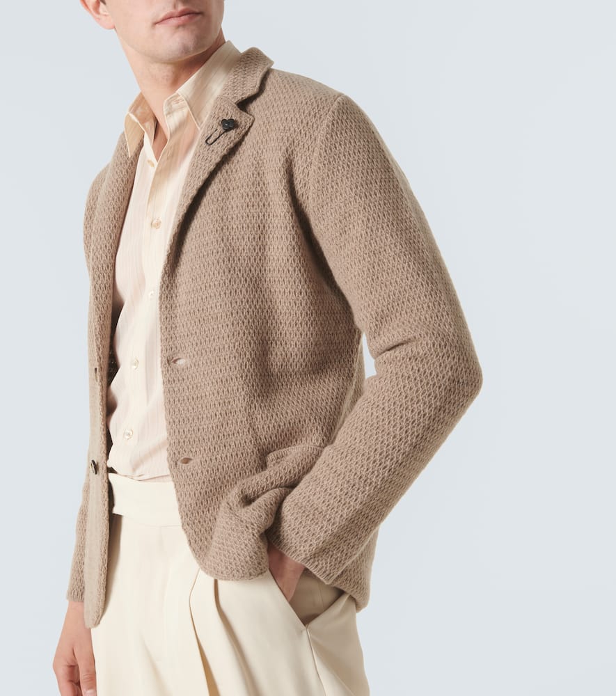 Lardini Knitted cashmere blazer