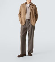 Lardini Knitted linen and cotton blazer