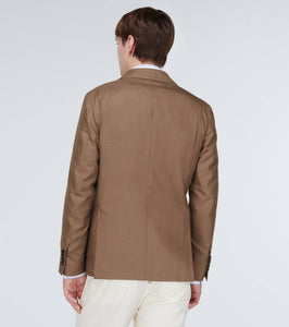 Lardini Single-breasted cashmere and silk blazer