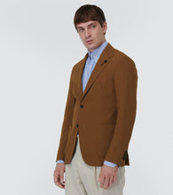 Lardini Single-breasted gabardine blazer