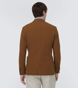 Lardini Single-breasted gabardine blazer