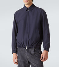 Lardini Wool and cotton bomber jacket