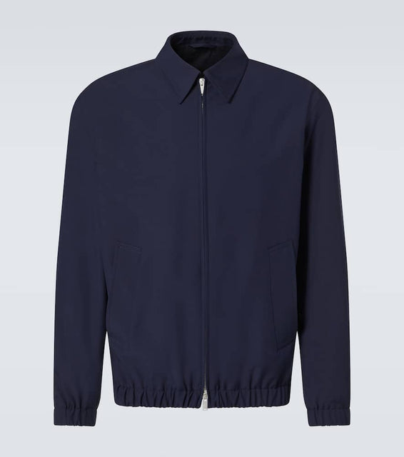 Lardini Wool and cotton bomber jacket