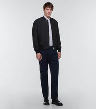 Lardini Wool and mohair bomber jacket