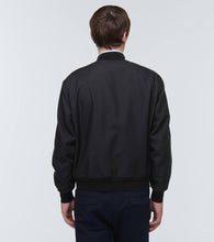 Lardini Wool and mohair bomber jacket