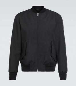 Lardini Wool and mohair bomber jacket