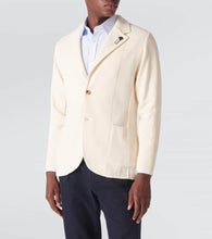 Lardini Wool and silk blazer