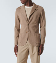 Lardini Wool, silk, and cashmere blazer