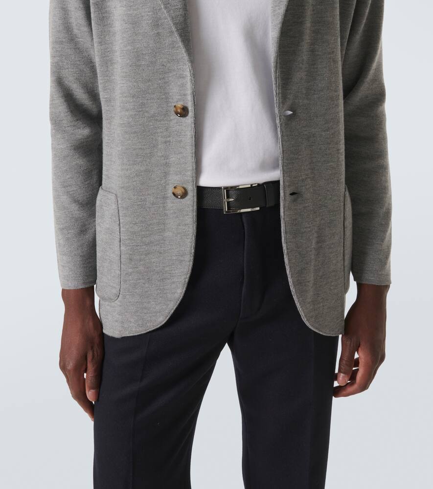 Lardini Wool, silk, and cashmere blazer