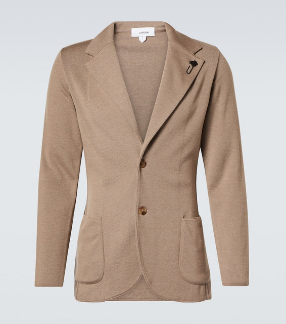 Lardini Wool, silk, and cashmere blazer