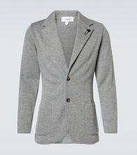 Lardini Wool, silk, and cashmere blazer