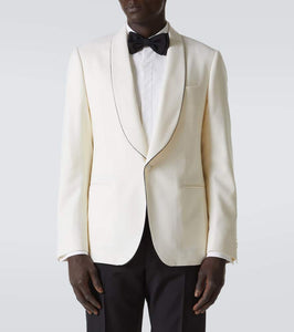 Lardini Wool tuxedo jacket