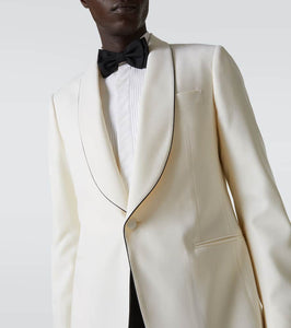 Lardini Wool tuxedo jacket