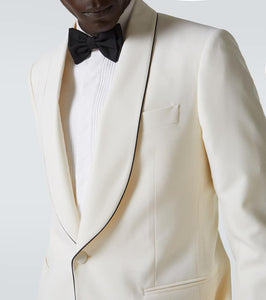 Lardini Wool tuxedo jacket