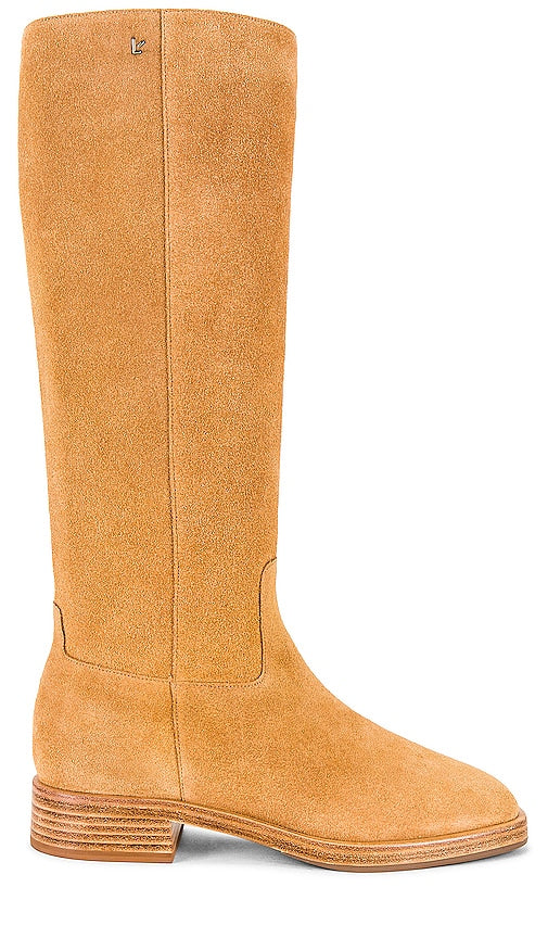 Larroude Anne Boot in Tan - Botte Larroude Anne en beige - 拉鲁德·安妮 (Larroude Anne) 棕褐色靴子 - Larroude Anne Stiefel in Hellbraun - 탠 색상의 Larroude Anne 부츠 - Stivale Larroude Anne in marrone chiaro