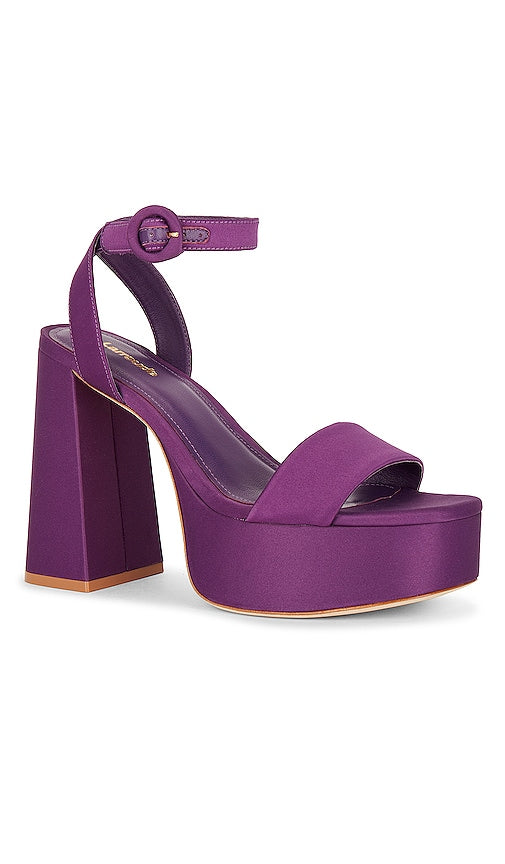 Larroude Dolly Heel in Purple