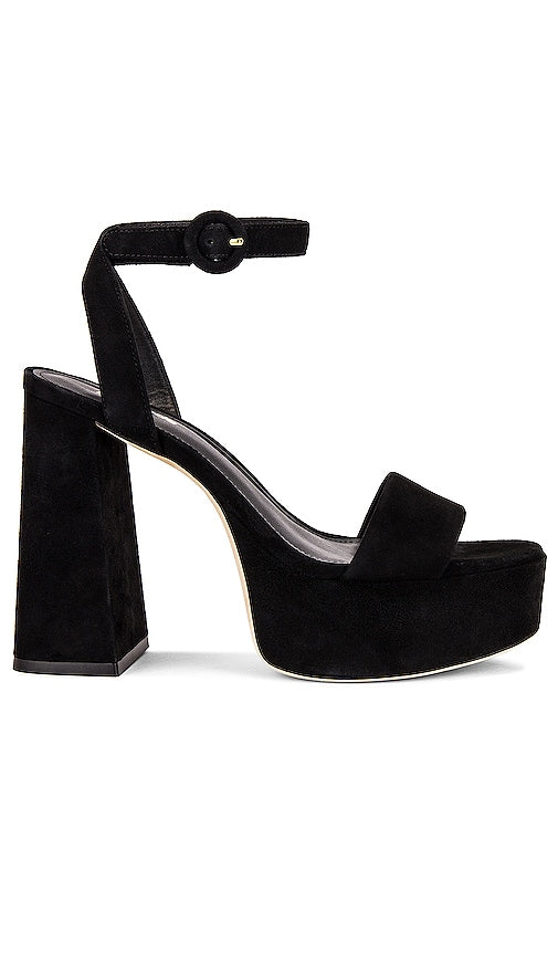 Larroude Dolly Sandal in Black - Sandale Dolly Larroude en Noir - Larroude Dolly 黑色凉鞋 - Larroude Dolly Sandale in Schwarz - Larroude Dolly 샌들블랙 색상 - Sandalo Dolly Larroude in nero