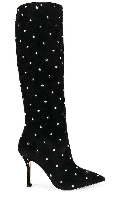 Larroude Kate Boot in Black - Botte Larroude Kate en Noir - Larroude Kate 黑色靴子 - Larroude Kate Stiefel in Schwarz - Larroude 케이트 부츠 블랙 색상 - Stivaletto Kate Larroude in nero