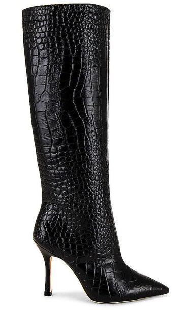 Larroude Kate Boot in Black - Botte Larroude Kate en Noir - Larroude Kate 黑色靴子 - Larroude Kate Stiefel in Schwarz - Larroude 케이트 부츠 블랙 색상 - Stivaletto Kate Larroude in nero