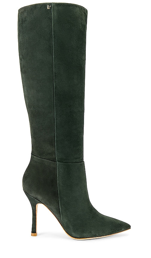 Larroude Kate Boot in Green - Botte Larroude Kate en Vert - Larroude Kate 绿色靴子 - Larroude Kate Stiefel in Grün - Larroude 케이트 부츠 그린 색상 - Stivale Kate Larroude in verde