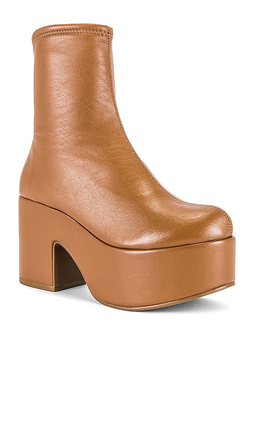 Larroude Miso Bootie in Brown