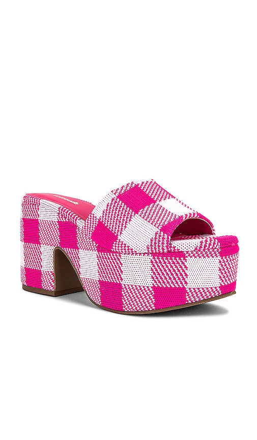 Larroude Miso Sandal in Fuchsia